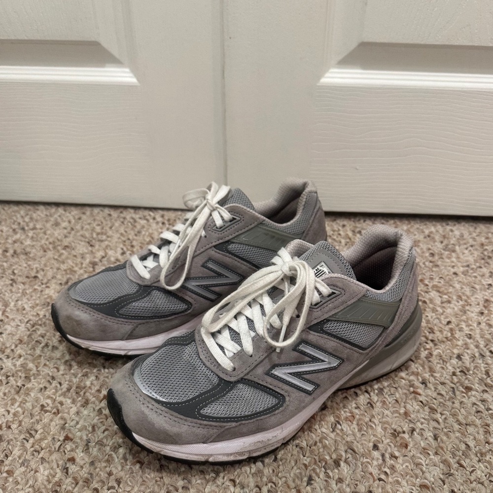 New Balance 990v5 Made in USA Grey Suede